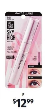 Maybelline - Lash Sensational Sky High Mascara 7.2ml offers at $12.99 in ALDI