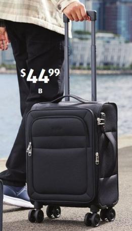 Luggage Softcase Carry On offers at $44.99 in ALDI