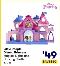 Little People Disney Princess - Magical Lights and Dancing Castle offers at $49 in BIG W