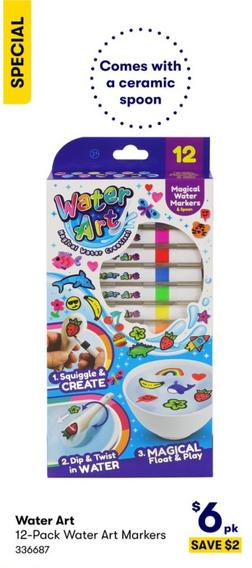 Water Art - 12-Pack Water Art Markers offers at $6 in BIG W