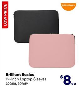Brilliant Basics - 14-Inch Laptop Sleeves offers at $8 in BIG W