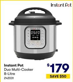 Instant Pot - Duo Multi-Cooker 8 Litre offers at $179 in BIG W
