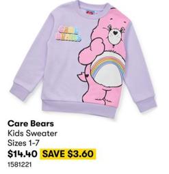 Care Bears - Kids Sweater Sizes 1-7 offers at $14.4 in BIG W