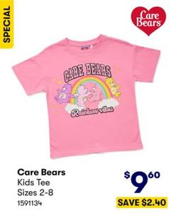 Care Bears - Kids Tee Sizes 2-8 offers at $9.6 in BIG W