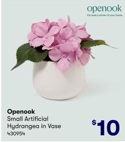 Openook - Small Artificial Hydrangea in Vase offers at $10 in BIG W