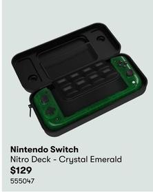 Nintendo - Switch Nitro Deck Crystal Emerald offers at $129 in BIG W
