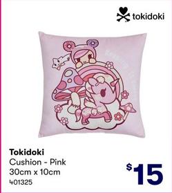Tokidoki - Cushion Pink 30cm x 10cm offers at $15 in BIG W