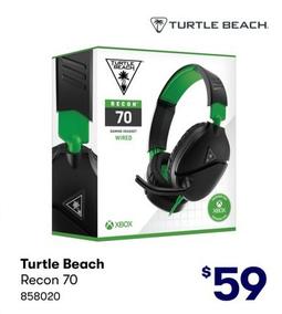 Turtle Beach - Recon 70 offers at $59 in BIG W