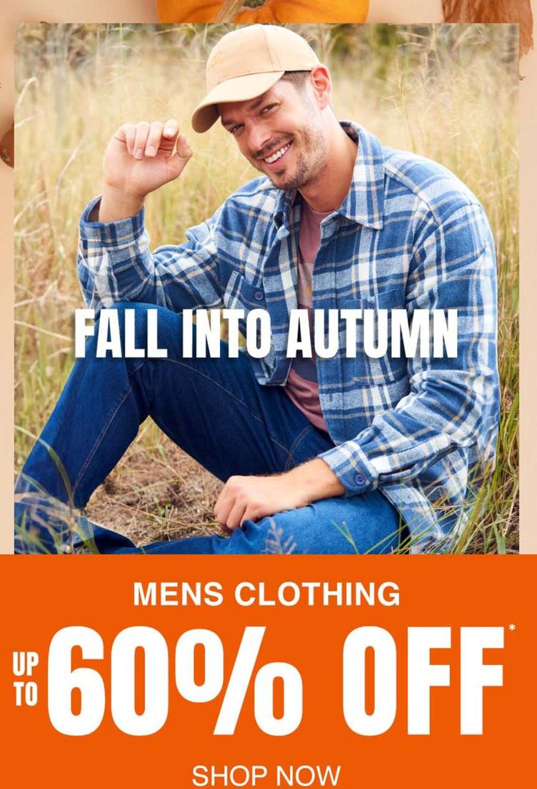 Mens Clothing offers in Rivers