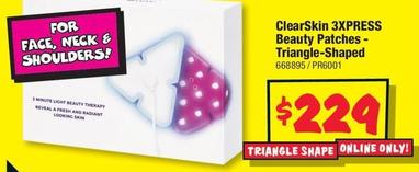 Lustreskin - Clearskin 3xpress Beauty Patches Triangle-shaped offers at $229 in JB Hi Fi