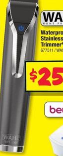 Wahl - Waterproof Stainless Steel Trimmer offers at $259 in JB Hi Fi