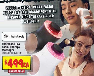 Therabody - Theraface Pro Facial Therapy Massager offers at $499 in JB Hi Fi