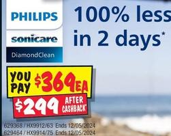 Philips - Sonicare Protective Clean 4500 Electric Toothbrush offers at $369 in JB Hi Fi