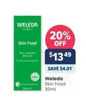 Weleda - Skin Food 30ml offers at $13.49 in Advantage Pharmacy