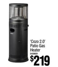 Cozo 2.0' Patio Gas Heater offers at $219 in Bunnings Warehouse