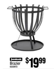 Jumbuck - Brazier offers at $19.99 in Bunnings Warehouse