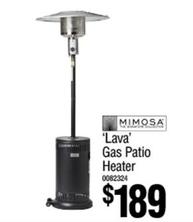 Mimosa - 'lava' Gas Patio Heater offers at $189 in Bunnings Warehouse