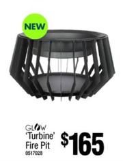 Glow - 'turbine' Fire Pit offers at $165 in Bunnings Warehouse