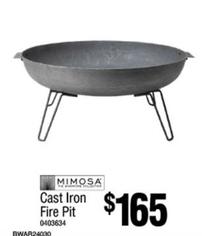 Mimosa - Cast Iron Fire Pit offers at $165 in Bunnings Warehouse
