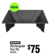 Jumbuck - Rectangular Fire Pit offers at $75 in Bunnings Warehouse
