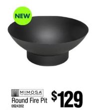 Mimosa - Round Fire Pit offers at $129 in Bunnings Warehouse