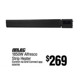 Arlec - 1850w Alfresco Strip Heater offers at $269 in Bunnings Warehouse