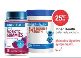 Inner Health - Selected Products offers in Pharmacist Advice