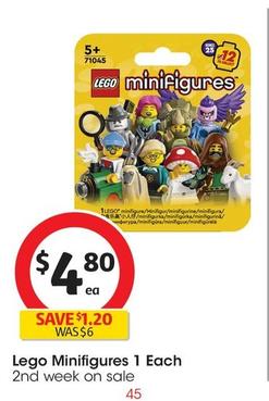 Lego - Minifigures 1 Each offers at $4.8 in Coles