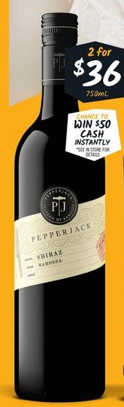 Pepperjack - Range (Excl Midstrength) offers at $36 in Cellarbrations
