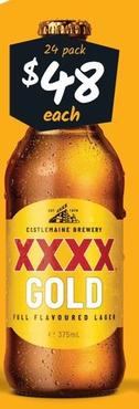 Xxxx - Gold Stubbies 375ml offers at $48 in Cellarbrations
