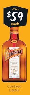 Cointreau - Liqueur offers at $59 in Cellarbrations