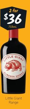 Little Giant - Range offers at $36 in Cellarbrations