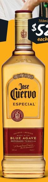 Jose Cuervo - Especial Reposado Tequila offers at $52 in Cellarbrations