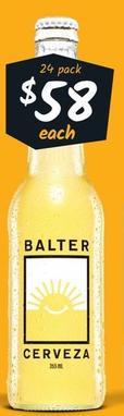 Balter - Cerveza Stubbies 355ml offers at $58 in Cellarbrations