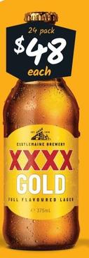 Xxxx - Gold Stubbies 375ml offers at $48 in Cellarbrations