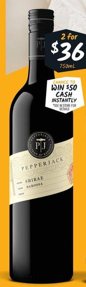 Pepperjack - Range (Excl Pepperjack Midstrength) offers at $36 in Cellarbrations
