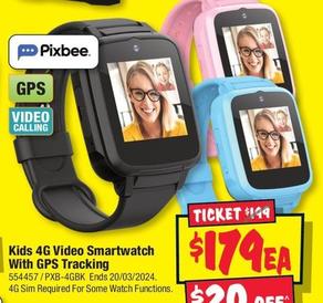 Pixbee - Kids 4g Video Smartwatch With Gps Tracking offers at $179 in JB Hi Fi