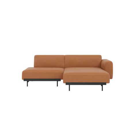 Muuto | in situ modular sofa | 2 seater config 7 | easy leather cognac offers in Top 3 Style