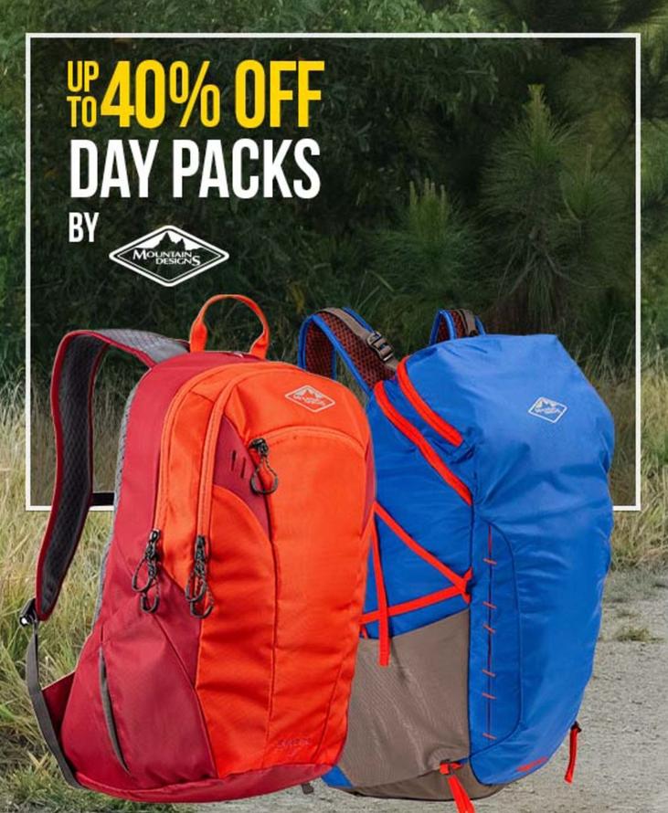 Mountain Designs - Day Packs offers in Mountain Designs
