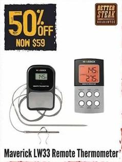 Maverick - Lw33 Remote Thermometer offers at $59 in Barbeques Galore