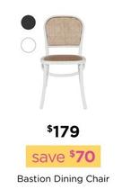 Bastion Dining Chair offers at $179 in Early Settler