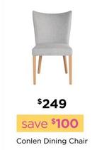 Conlen Dining Chair offers at $249 in Early Settler