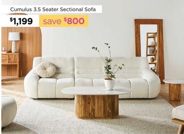 Cumulus 3.5 Seater Sectional Sofa offers at $1199 in Early Settler