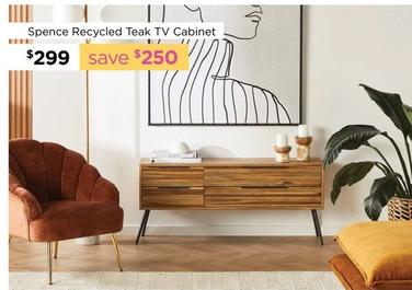 Spence Recycled Teak Tv Cabinet offers at $299 in Early Settler