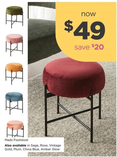 Mads Footstool offers at $49 in Early Settler