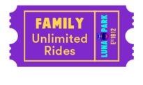 Family Unlimited Ride Ticket offers at $155 in Luna Park