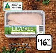 Lilydale - Free Range Chicken Breast Fillets offers at $16.5 in Foodworks