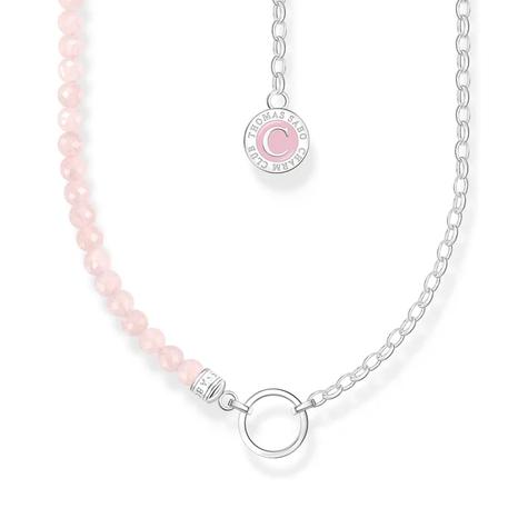 CHARM NECKLACE WITH BEADS AND CHAIN LINKS SILVER offers at $159 in Thomas Sabo