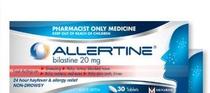 Allertine - Bilastine 20 Mg 30 Tablets offers at $27.99 in Alliance Pharmacy