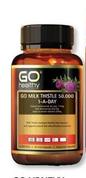 Go Healthy - Milk Thistle 50,000 1-a-day 60 Vegecapsules offers at $24.89 in Alliance Pharmacy
